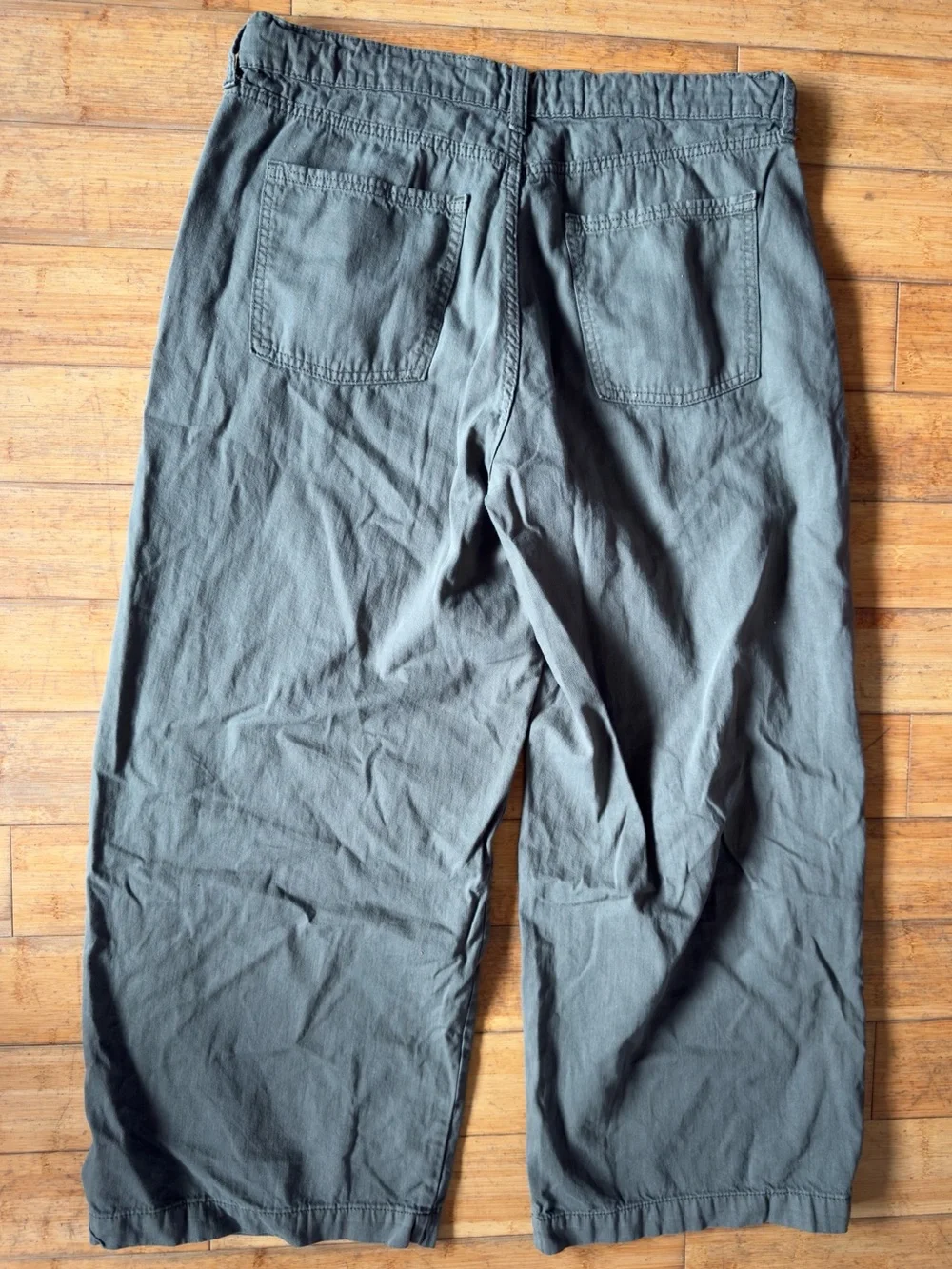Women's Wide-Leg Drawcord Drapey Pants